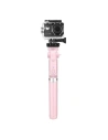 Selfie Stick stativ 3w1 BlitzWolf BW-BS5 růžový