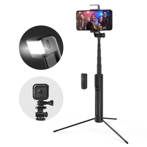 Kup BlitzWolf BW-BS8 Selfie stick stativ 3w1 s osvětlením - BLZ110 - {ean13} - Sklep Home Screen