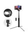 BlitzWolf BW-BS8 Selfie stick stativ 3w1 s osvětlením