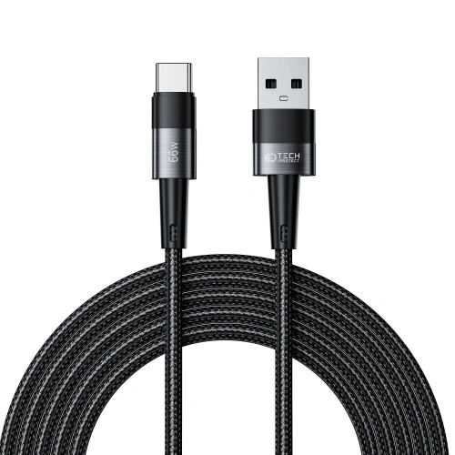 Kup Tech-Protect Cablu Ultraboost USB-A / USB-C 66W, 6A, 300cm Gri - THP2510 - {ean13} - Sklep Home Screen