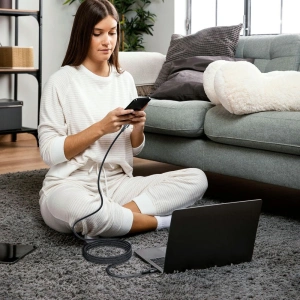 Tech-Protect Ultraboost cable USB-A / USB-C 66W, 6A, 300cm Grey
