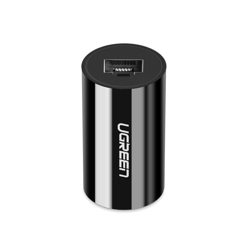 Łącznik adapter RJ45 chroniący przed piorunami UGREEN (czarny)