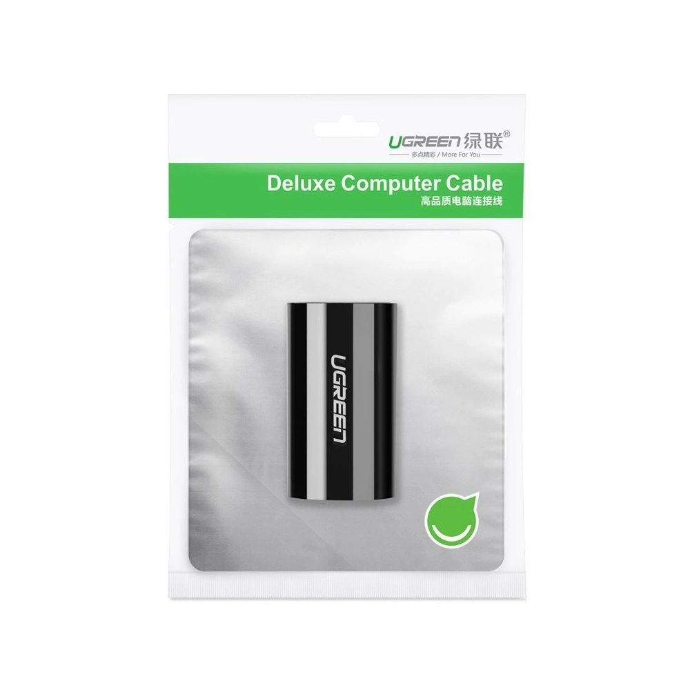 Łącznik adapter RJ45 chroniący przed piorunami UGREEN (czarny)