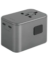 Kup Energea Travel World Adapter GaN65 hálózati töltő 4w1 US/UA/EU/UK USB-A, 2xUSB-C, PD65W, PPS55W, QC3.0 szürke/gunmetal - ENG133 - {ean13} - Sklep Home Screen