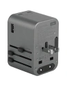 Buy ENERGEA Travel World Adapter GaN65 4w1 US/UA/EU/UK USB-A, 2xUSB-C, PD65W, PPS55W, QC3.0 gunmetal - ENG133 - {ean13} - Home Screen Store Europe