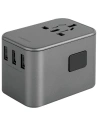 Buy ENERGEA Travel World Adapter 4w1 US/UA/EU/UK 3xUSB-A, 2xUSB-C, PD35W, PPS35W, QC3.0 gunmetal - ENG134 - {ean13} - Home Screen Store Europe
