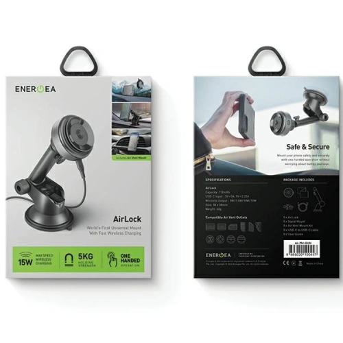 Kup Univerzální indukční držák na palubní desku / do mřížky ENERGEA AirLock 15W černý/black - ENG135 - {ean13} - Sklep Home Screen