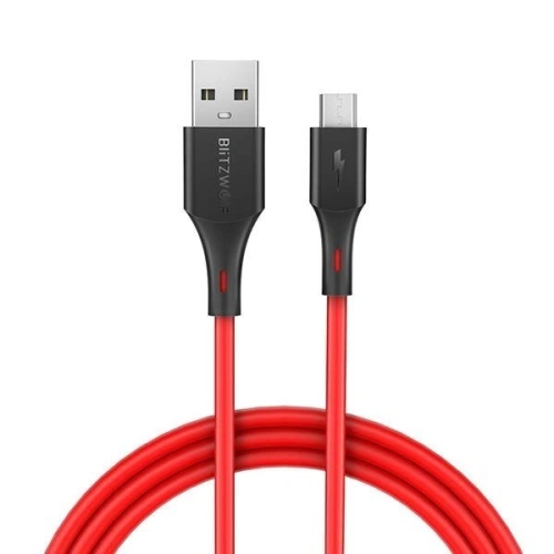 Kup Kabel Micro USB BlitzWolf BW-MC14 2A 1,8m (červená) - BLZ112RED - {ean13} - Sklep Home Screen