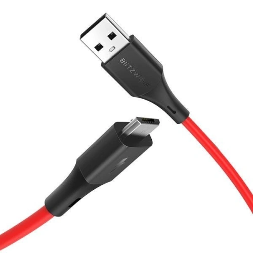 Buy Micro USB Cable BlitzWolf BW-MC14 2A 1,8m Red - BLZ112RED - {ean13} - Home Screen Store Europe