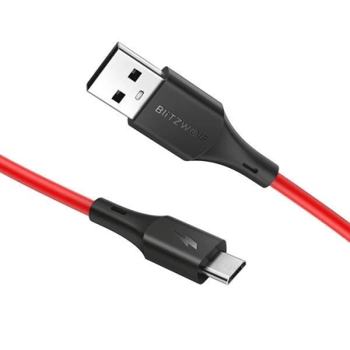 Kup BlitzWolf Micro-USB-Kabel BW-MC14 2A 1,8m (rot) - BLZ112RED - {ean13} - Sklep Home Screen