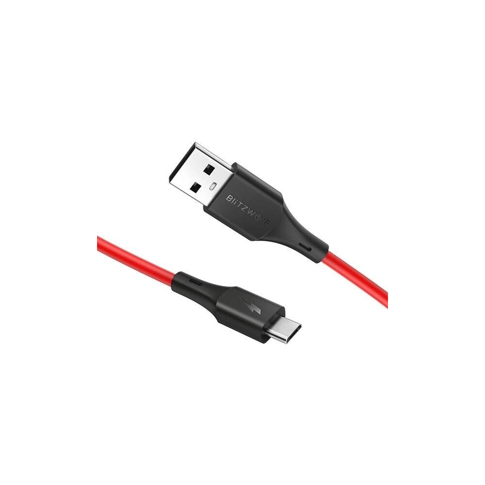 Kabel Micro USB BlitzWolf BW-MC14 2A 1,8m (czerwony)
