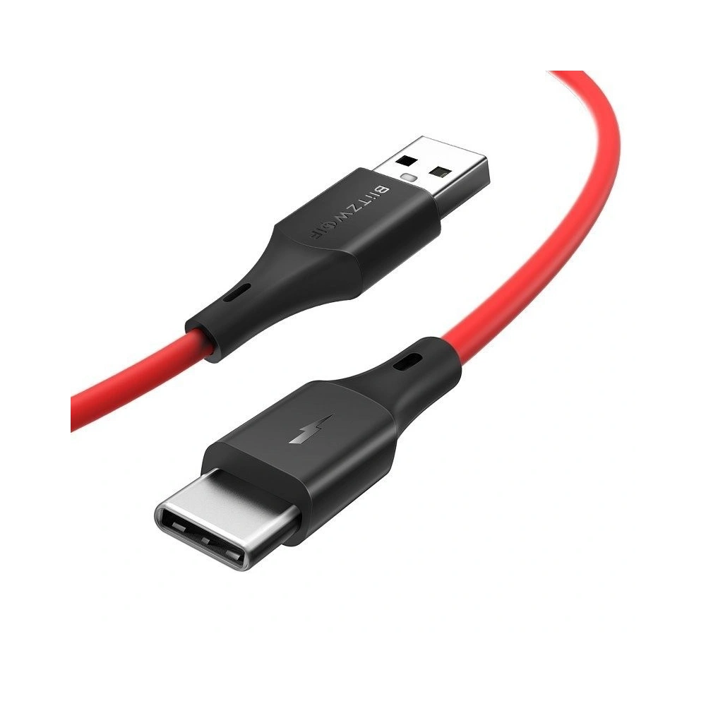 Kabel USB-C BlitzWolf BW-TC14 3A 1m (czerwony)