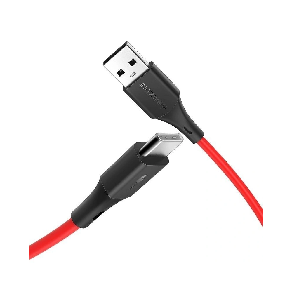 Kabel USB-C BlitzWolf BW-TC14 3A 1m (czerwony)