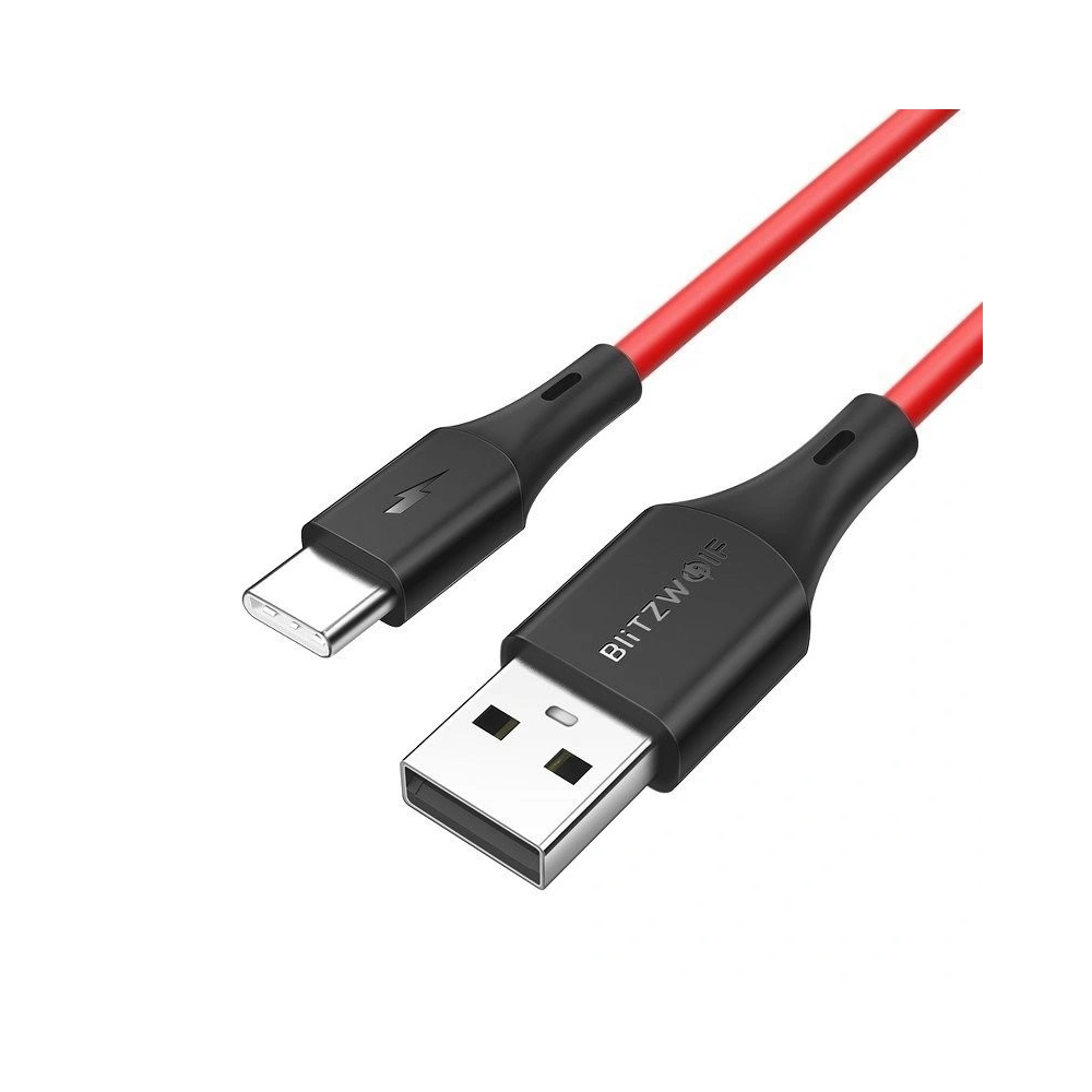 Kabel USB-C BlitzWolf BW-TC14 3A 1m (czerwony)