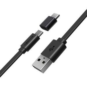Kabel Micro USB + adapter USB-C BlitzWolf BW-MT2 2A 0,5m