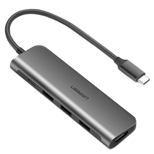 Kup Adaptér UGREEN 5v1 USB-C na HDMI 4K, 3x USB 3.0, Typ-C - UGR115 - {ean13} - Sklep Home Screen