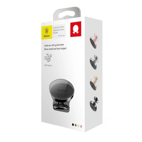 Kup Magnetofon suport auto pentru tabloul de bord Baseus - negru, piele - BSU573BLK - {ean13} - Sklep Home Screen