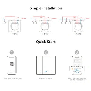 Kup Inteligentní nástěnný spínač Sonoff Wi-Fi (3-kanálový) černý - SNF131 - {ean13} - Sklep Home Screen