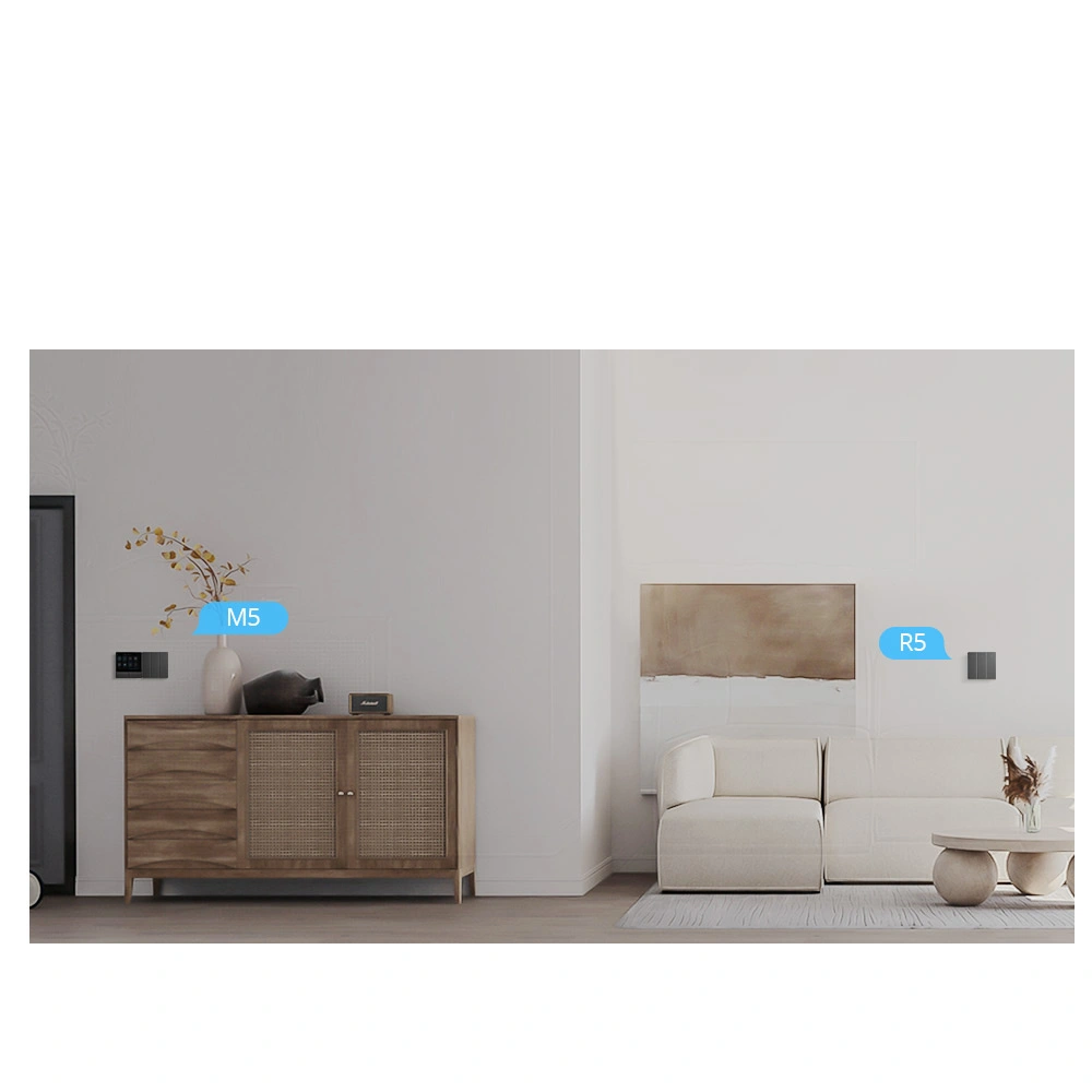 Inteligentny przełącznik ścienny Sonoff Wi-Fi (3-kanałowy) czarny 