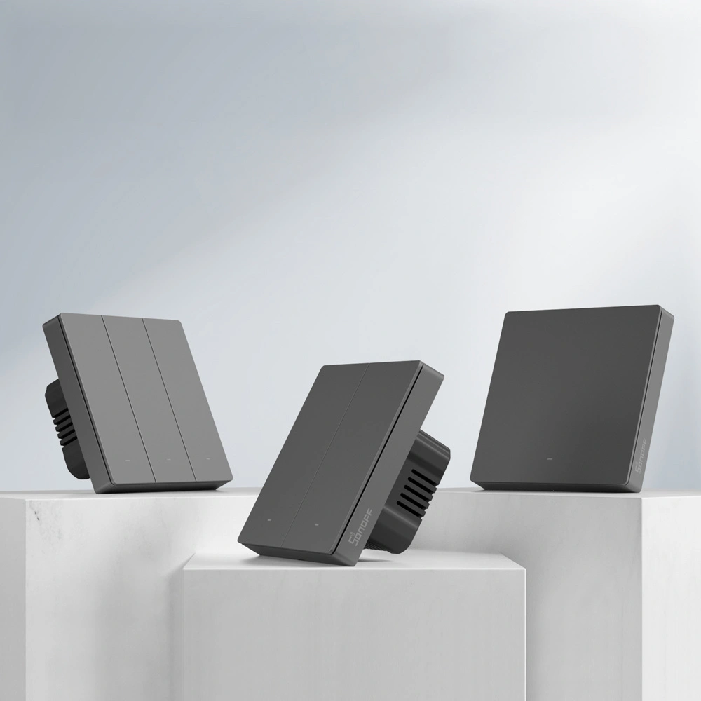 Inteligentny przełącznik ścienny Sonoff Wi-Fi (1-kanałowy) czarny