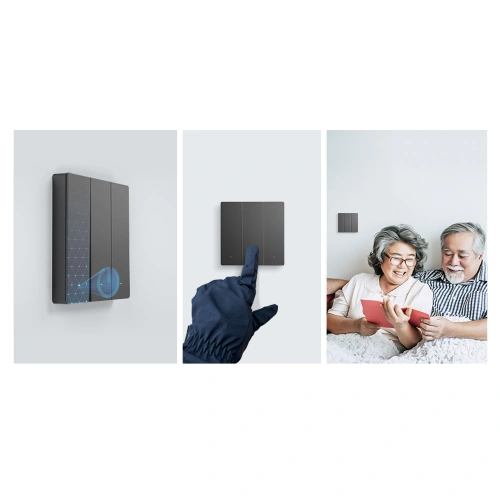 Kup Sonoff Comutator de perete inteligent Wi-Fi (1 canal) negru - SNF132 - {ean13} - Sklep Home Screen