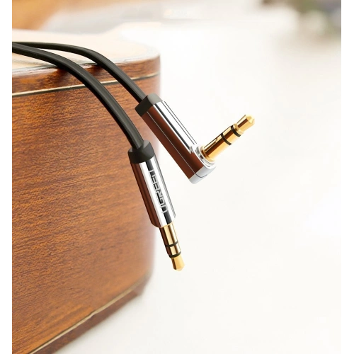 Kup UGREEN AV119 3.5 mm-es mini jack lapos szögletes audio kábel 0.5 m fekete - UGR1770 - {ean13} - Sklep Home Screen