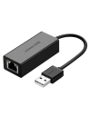 Externe Netzwerkkarte UGREEN CR110 USB-A 2.0 / RJ45 100Mbps schwarz