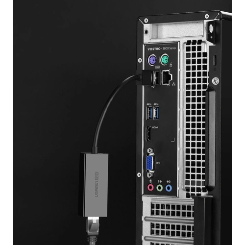 Kup Placă de rețea externă UGREEN CR110 USB-A 2.0 / RJ45 100Mbps negru - UGR1771 - {ean13} - Sklep Home Screen