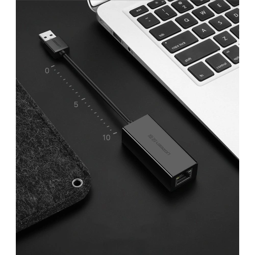 Kup Externe Netzwerkkarte UGREEN CR110 USB-A 2.0 / RJ45 100Mbps schwarz - UGR1771 - {ean13} - Sklep Home Screen