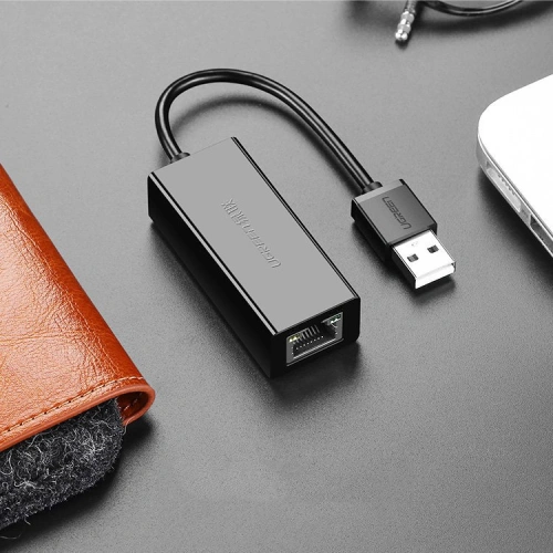 Kup Externe Netzwerkkarte UGREEN CR110 USB-A 2.0 / RJ45 100Mbps schwarz - UGR1771 - {ean13} - Sklep Home Screen
