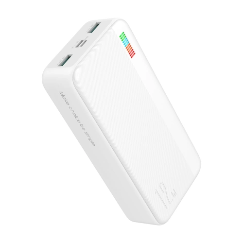 Kup Joyroom Powerbank Dazzling Series JR-T018 30000mAh 12W alb - JYR853 - {ean13} - Sklep Home Screen