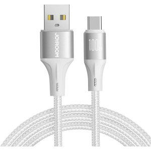 Kabel Joyroom Light-Speed Series SA25-AC6 USB-A / USB-C 100W 1.2m biały