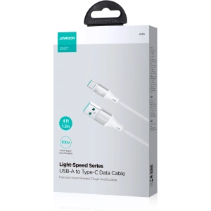 Joyroom Light-Speed Series SA25-AC6 cable USB-A / USB-C 100W 1.2m white