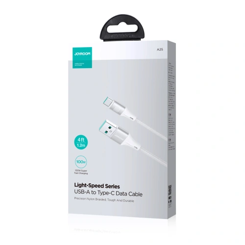 Kup Kabel Joyroom Light-Speed Series SA25-AC6 USB-A / USB-C 100W 1.2m weiß - JYR854 - {ean13} - Sklep Home Screen