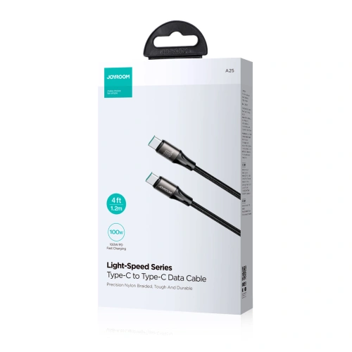 Kup Kabel Joyroom Light-Speed Series SA25-CC5 USB-C / USB-C 100W 1.2m schwarz - JYR855 - {ean13} - Sklep Home Screen