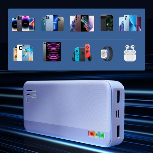 Kup Joyroom Powerbank Dazzling Series JR-T018 30000mAh 12W alb - JYR853 - {ean13} - Sklep Home Screen