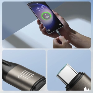 Kábel Joyroom Light-Speed Series SA25-CC5 USB-C / USB-C 100W 1.2m fekete