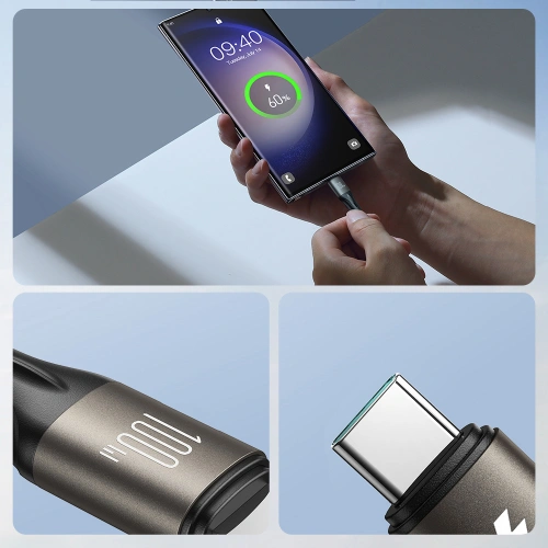 Kup Kabel Joyroom Light-Speed Series SA25-CC5 USB-C / USB-C 100W 1.2m černý - JYR855 - {ean13} - Sklep Home Screen