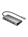 Adaptor UGREEN 8w1 USB-C la HDMI 4K, 3x USB 3.0, Tip-C, RJ45, SD, Micro SD
