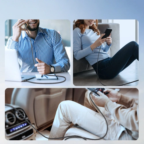 Kup Kabel Joyroom Light-Speed Series SA25-CC5 USB-C / USB-C 100W 1.2m czarny - JYR855 - {ean13} - Sklep Home Screen