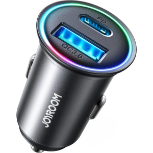 Kup Ładowarka samochodowa Joyroom JR-CCN04 60W USB-A, USB-C czarna - JYR856 - {ean13} - Sklep Home Screen