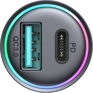 Kup Ładowarka samochodowa Joyroom JR-CCN04 60W USB-A, USB-C czarna - JYR856 - {ean13} - Sklep Home Screen
