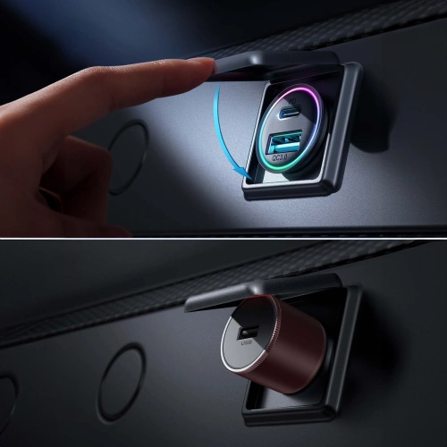 Kup Auto nabíječka Joyroom JR-CCN04 60W USB-A, USB-C černá - JYR856 - {ean13} - Sklep Home Screen