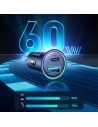 Kup Autoladegerät Joyroom JR-CCN04 60W USB-A, USB-C schwarz - JYR856 - {ean13} - Sklep Home Screen