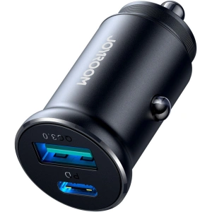 Kup Ładowarka samochodowa Joyroom JR-CCN05 30W USB-A, USB-C czarna - JYR857 - {ean13} - Sklep Home Screen