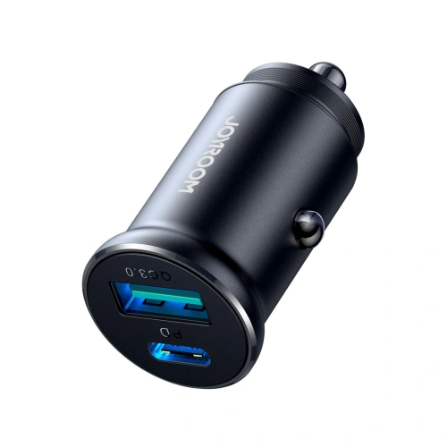 Buy Joyroom JR-CCN05 car charger 30W USB-A, USB-C black - JYR857 - {ean13} - Home Screen Store Europe