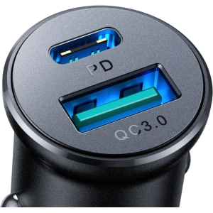 Kup Ładowarka samochodowa Joyroom JR-CCN05 30W USB-A, USB-C czarna - JYR857 - {ean13} - Sklep Home Screen