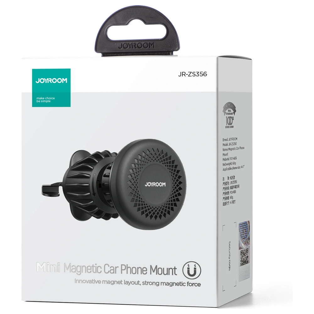 Uchwyt samochodowy magnetyczny na kratkę Joyroom JR-ZS356 ciemnoszary