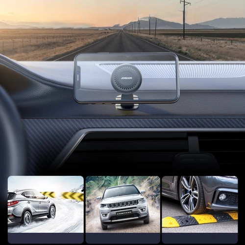 Kup Magnetický automobilový držák na palubní desku Joyroom JR-ZS356 tmavě šedý - JYR861 - {ean13} - Sklep Home Screen
