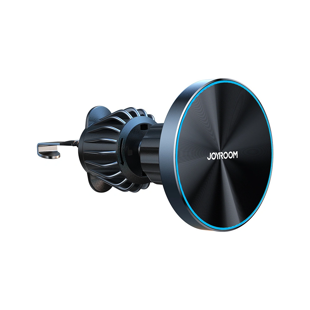 Uchwyt samochodowy na kratkę Joyroom JR-ZS240 z ładowarką indukcyjną 15W czarny